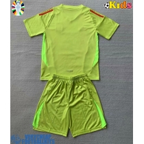 Italy Goalkeeper Replica Home Minikit Euro 2024 Short Sleeve (+ pants)